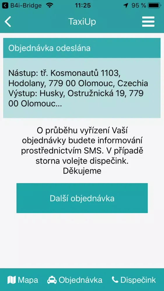 TaxiUp Olomouc應用截圖
