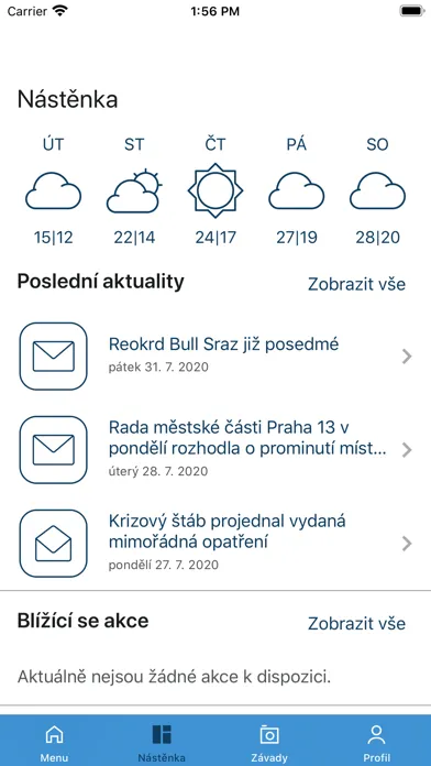 Praha 13 v mobilu Screenshots