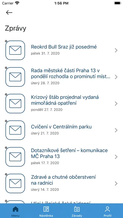 Praha 13 v mobilu Screenshots
