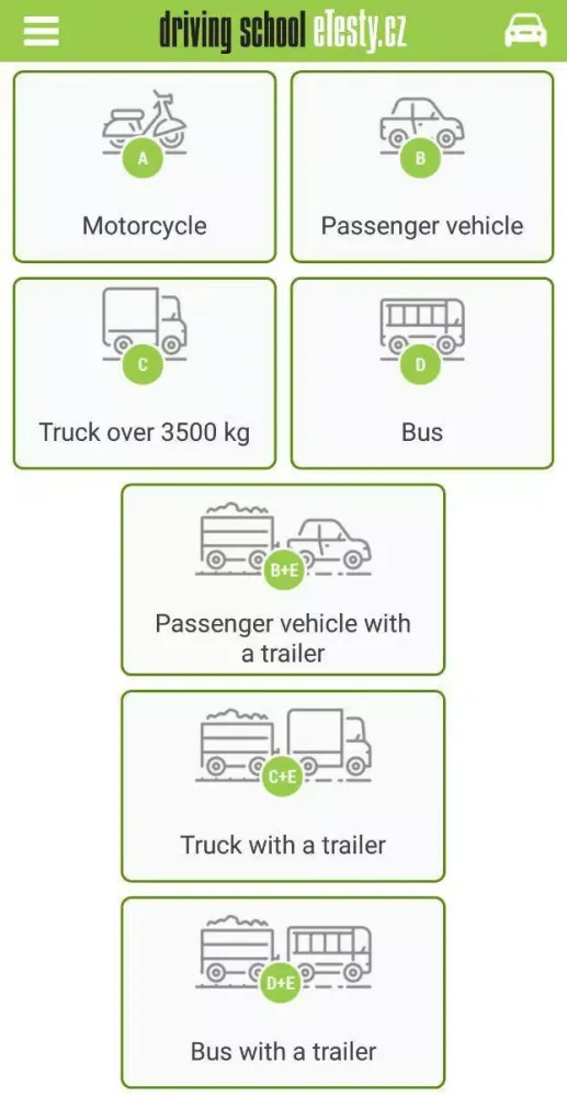 Screenshot di Driving school tests (CZ)