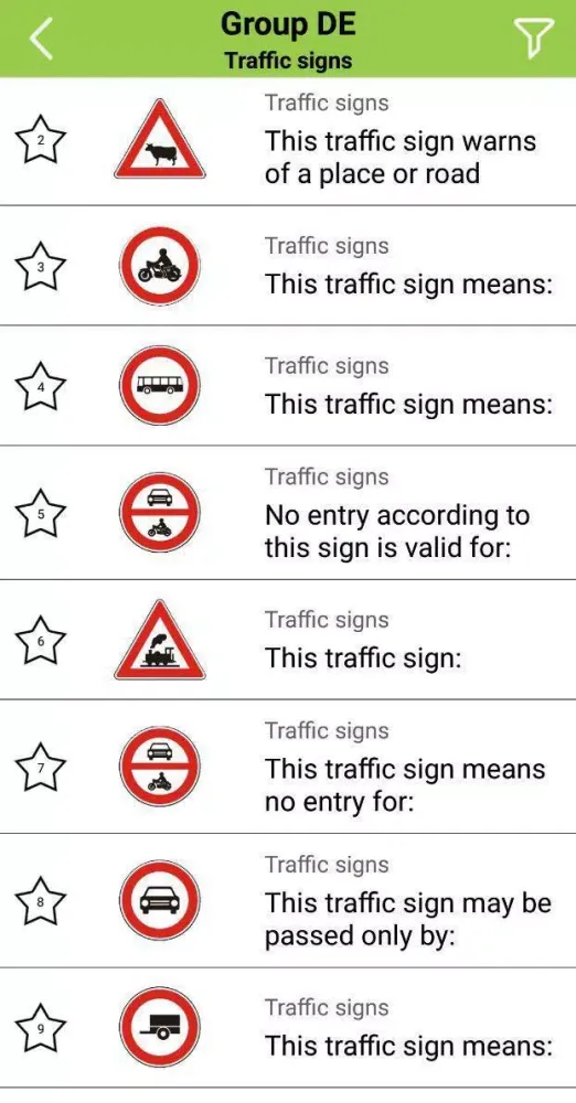 Screenshot di Driving school tests (CZ)