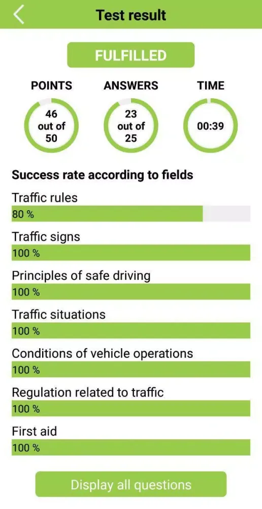 Screenshot di Driving school tests (CZ)