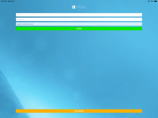 Capturas de pantalla de SYSDO iPad 