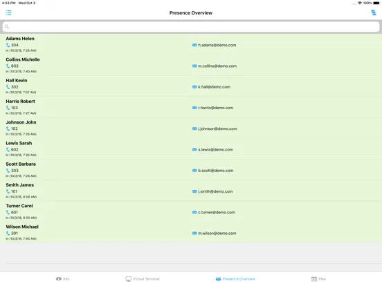 Capturas de pantalla de SYSDO iPad 