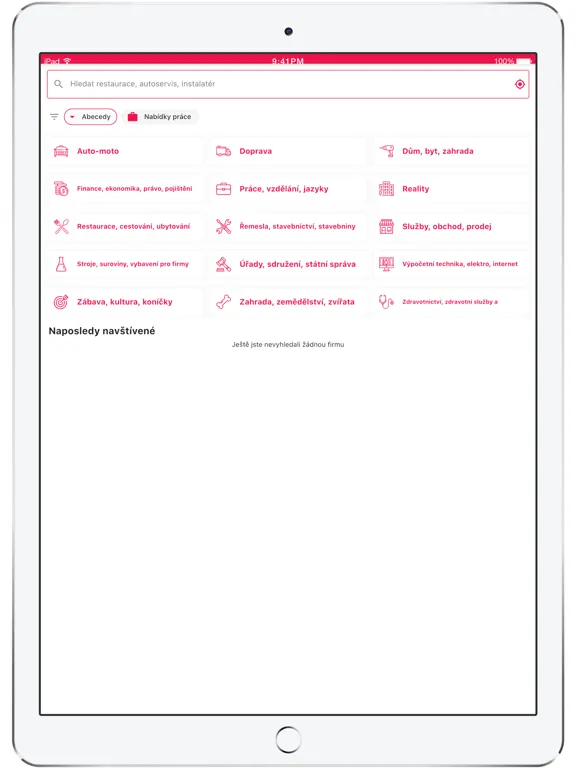 Firmy v dosahu.cz iPad 应用截图