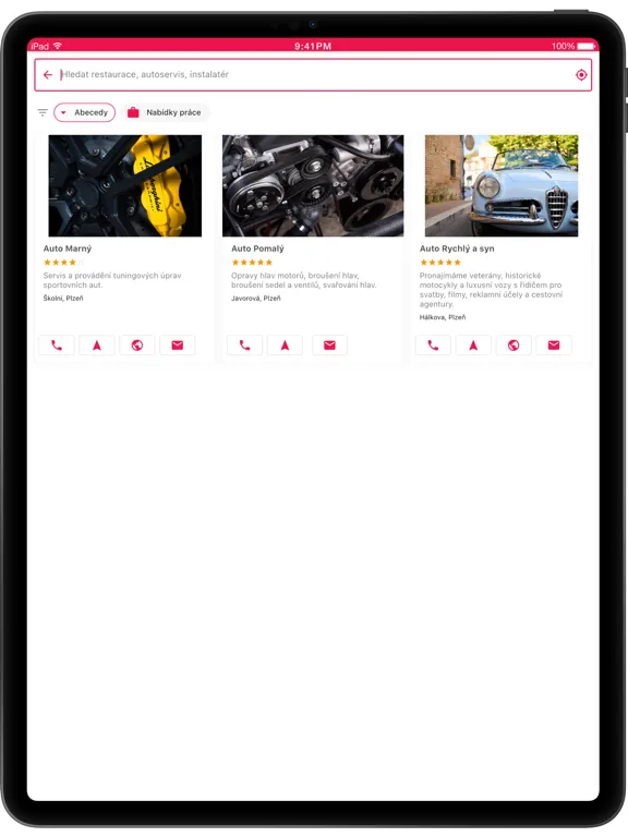 Firmy v dosahu.cz iPad 应用截图