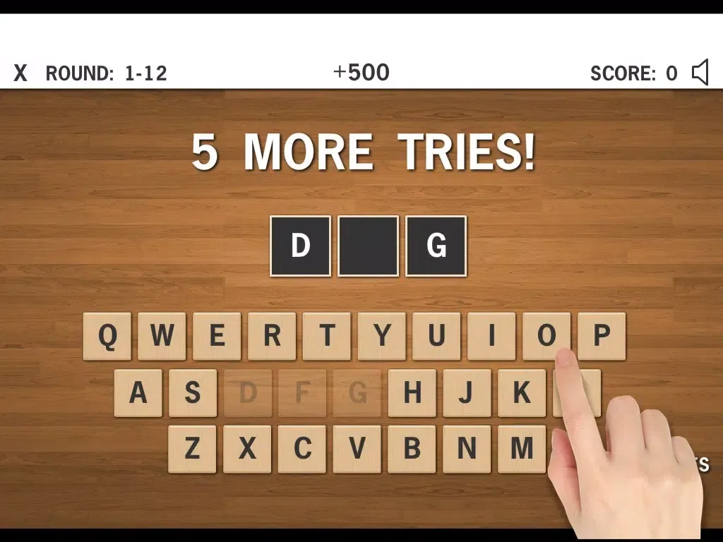 Capturas de tela do 1 Word 6 Tries - Best Free Animal Guessing Word Search Game iPad 