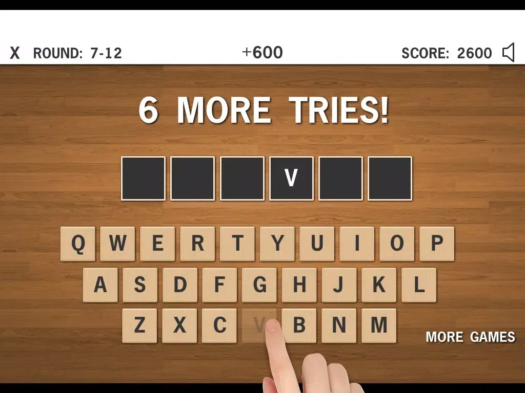 Capturas de tela do 1 Word 6 Tries - Best Free Animal Guessing Word Search Game iPad 
