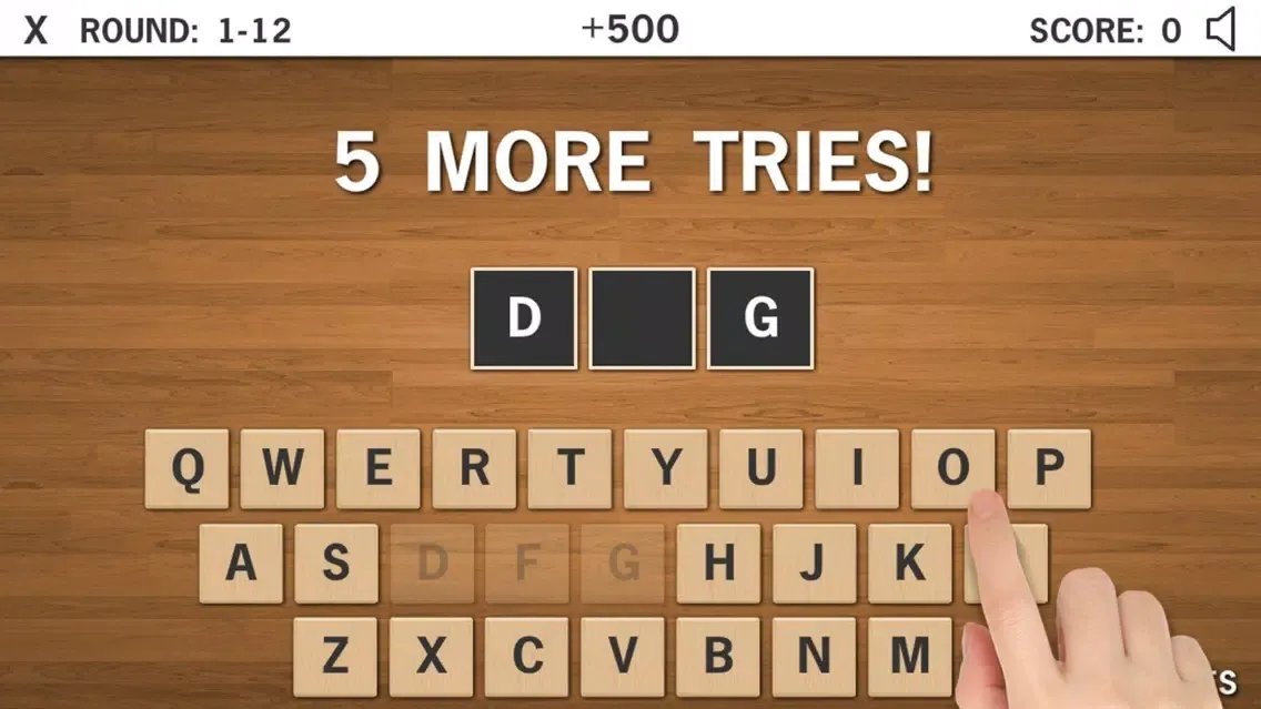 Capturas de tela do 1 Word 6 Tries - Best Free Animal Guessing Word Search Game
