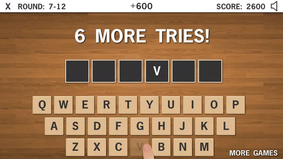 Capturas de tela do 1 Word 6 Tries - Best Free Animal Guessing Word Search Game