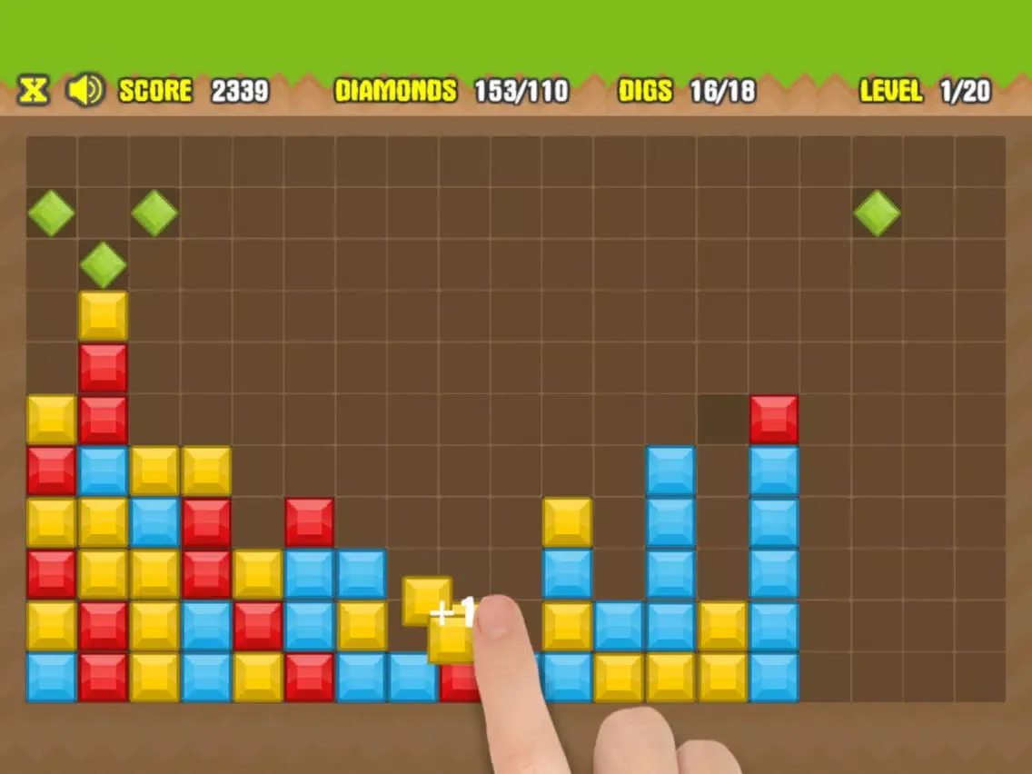 Diamonds Mine Game iPad  سکرین شاٹس