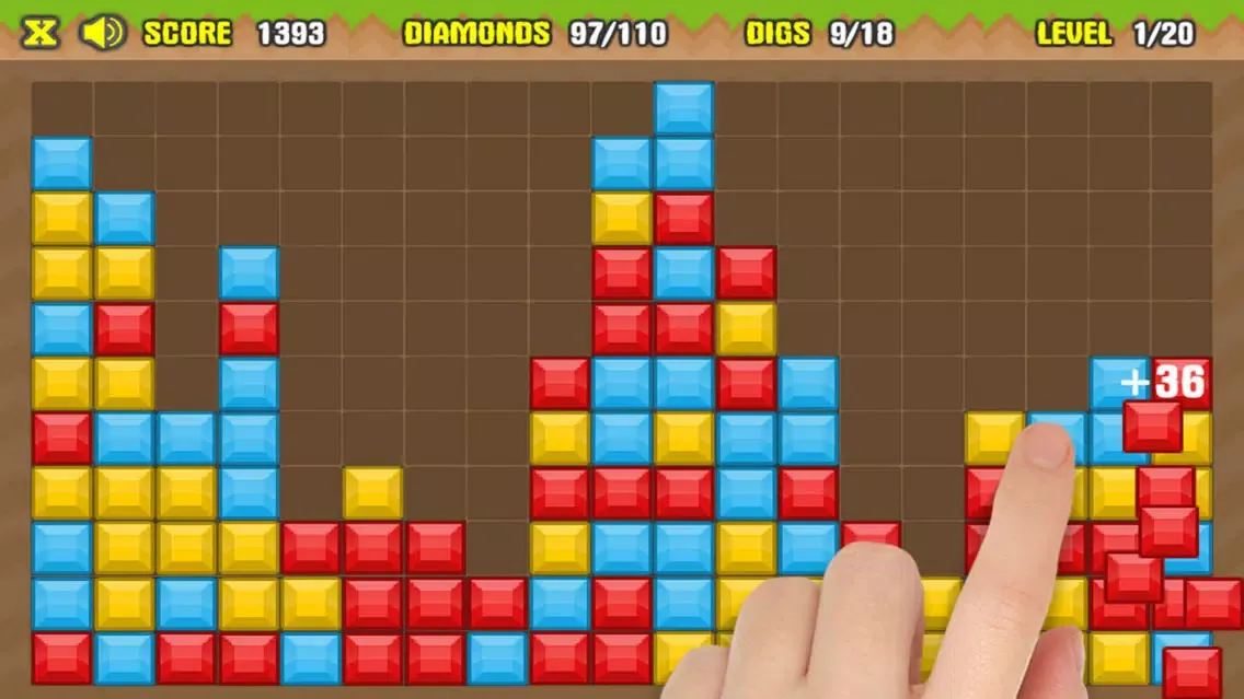 Diamonds Mine Game سکرین شاٹس