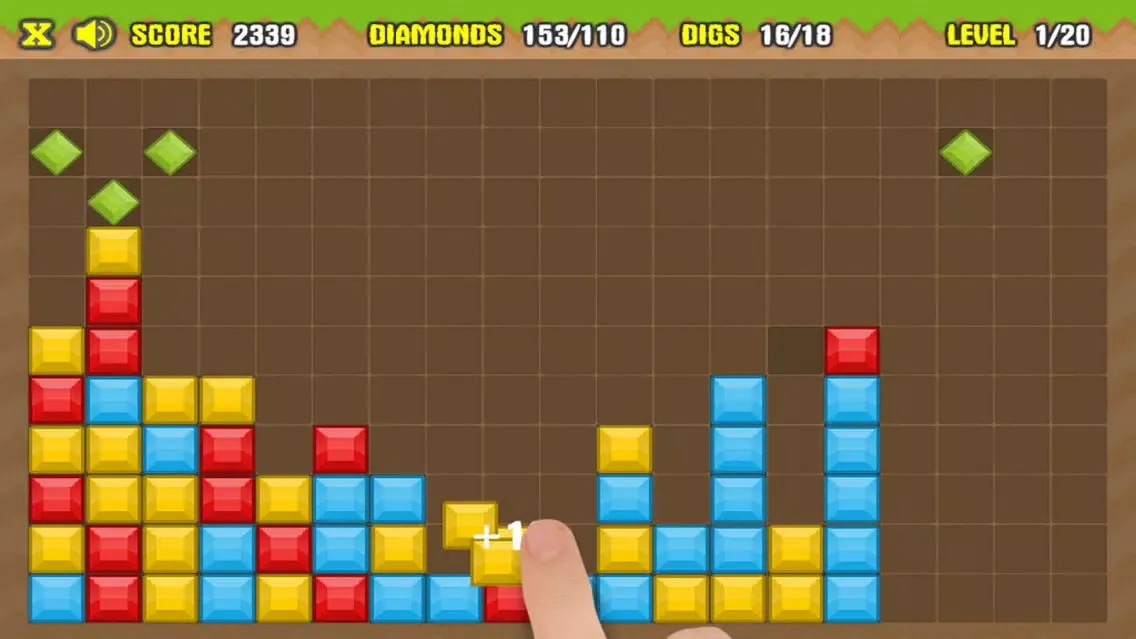 Diamonds Mine Game سکرین شاٹس