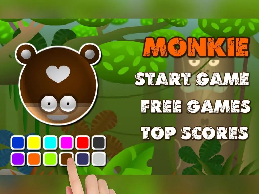 Tangkapan skrin Monkie Jungle Sling - Free iPad 