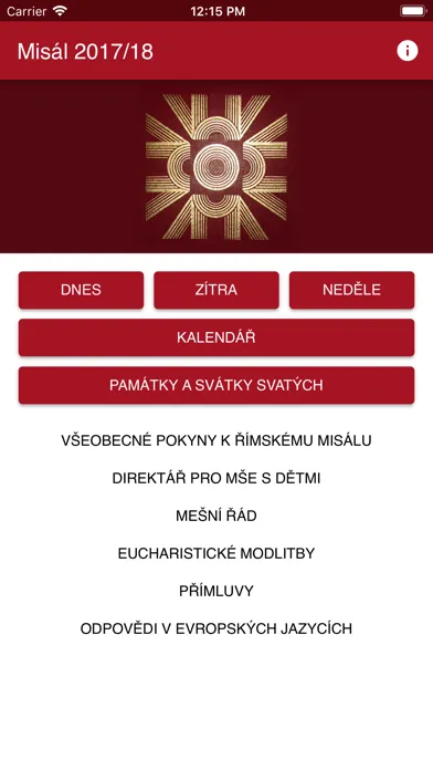 Zrzuty ekranu Misál 2023/24