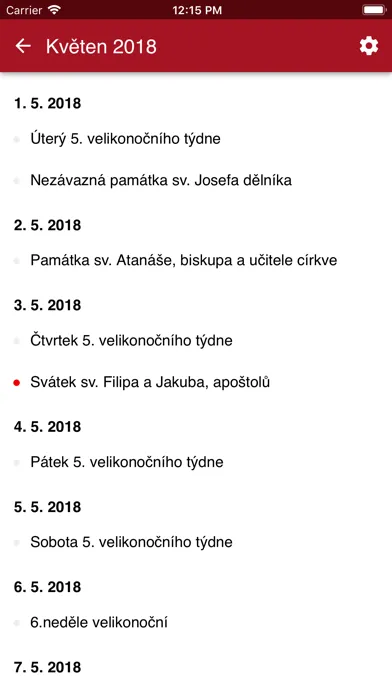 Zrzuty ekranu Misál 2023/24