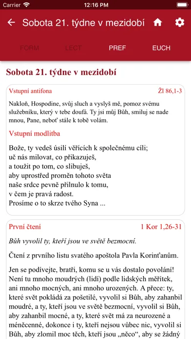 Zrzuty ekranu Misál 2023/24