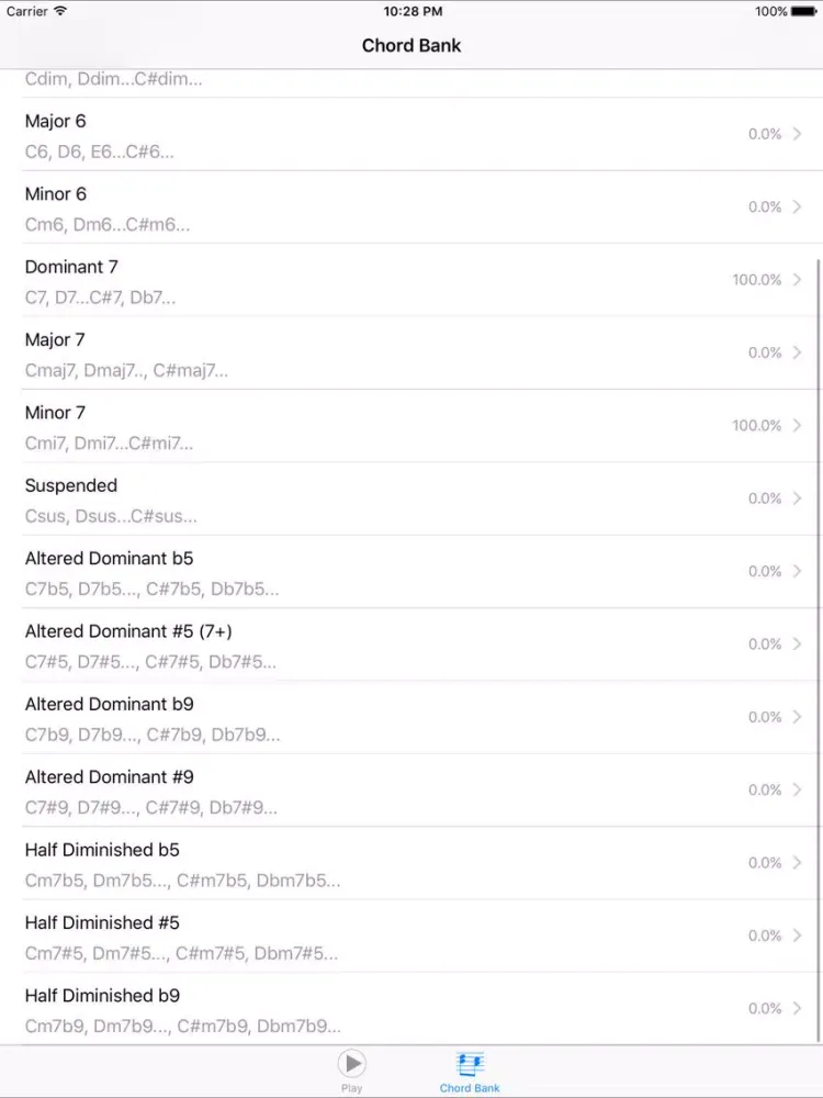 Chord Coach iPad  سکرین شاٹس