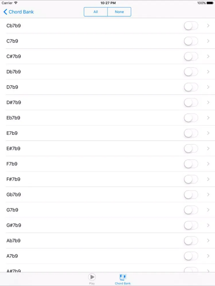 Chord Coach iPad  سکرین شاٹس