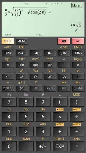 Capturas de pantalla de HiPER Calc Pro