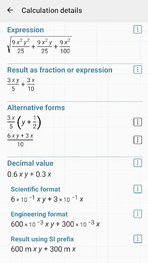 Capturas de pantalla de HiPER Calc Pro