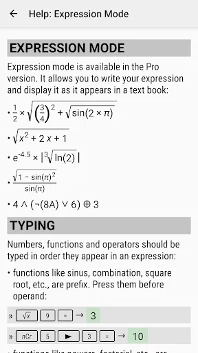Capturas de pantalla de HiPER Calc Pro