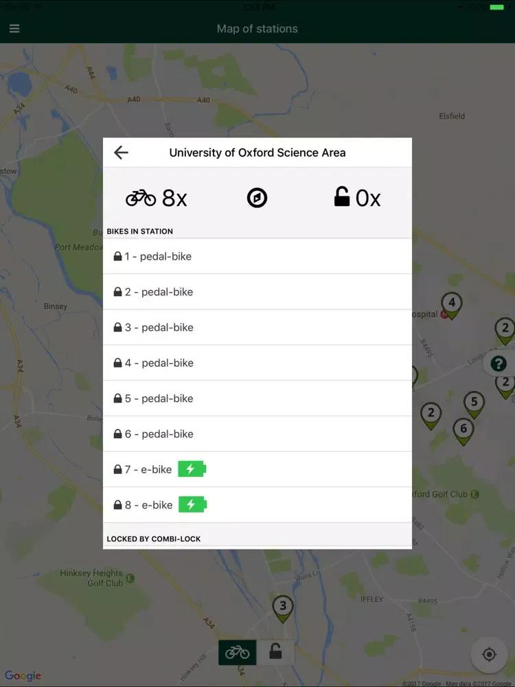 OXONBIKE iPad 應用截圖