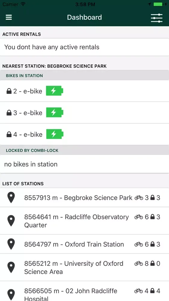 OXONBIKE應用截圖