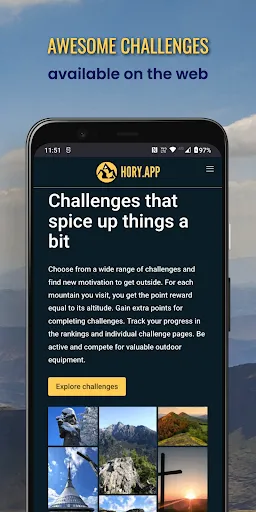 Hory.app: Mountain Explorer應用截圖