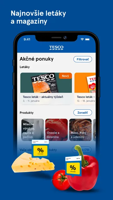 Zrzuty ekranu Clubcard Tesco Slovensko