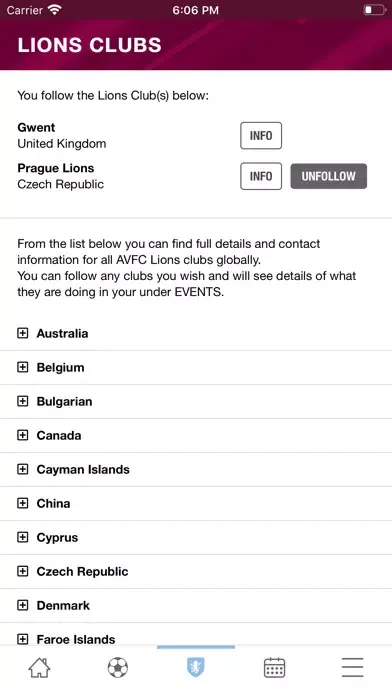 Capturas de pantalla de Lions Clubs