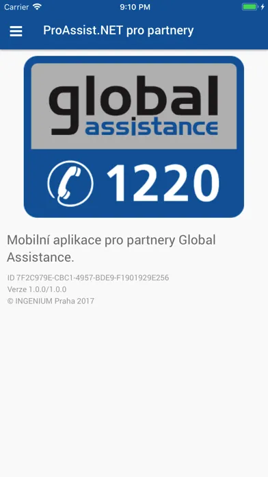 ภาพหน้าจอของ ProAssistNET pro partnery GA