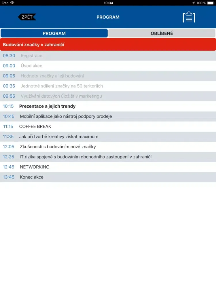 Budování značky v zahraničí iPad  Ekran Görüntüleri
