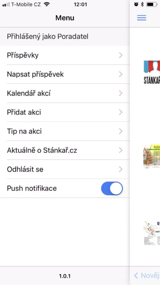 Capturas de tela do Stánkař
