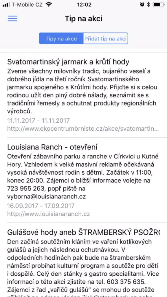 Capturas de tela do Stánkař