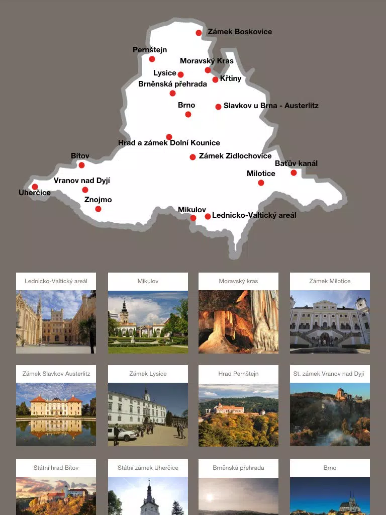 Netradiční místa pro netradiční setkání iPad  Screenshots