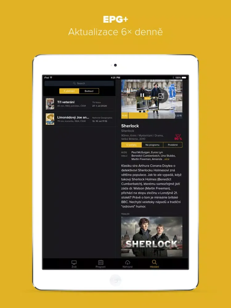 Fast TV iPad 应用截图
