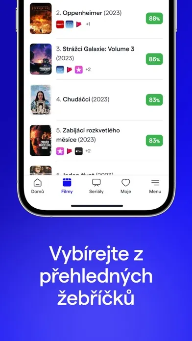 Ảnh chụp màn hình của Kinobox - Filmová databáze