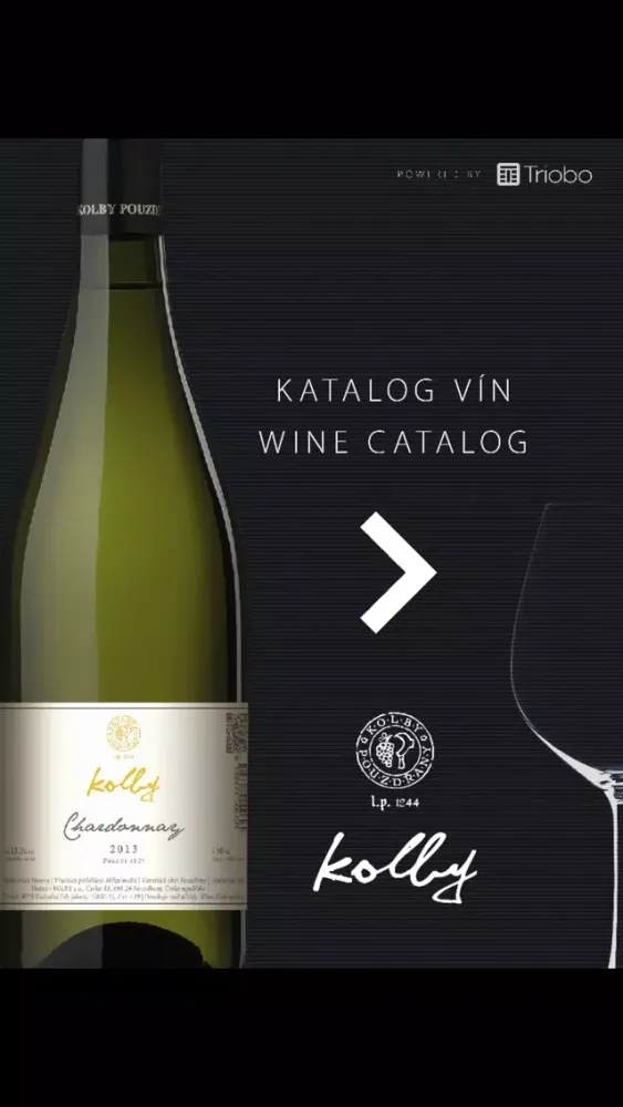 Katalog vín Kolby / Kolby Wine Catalog Screenshots