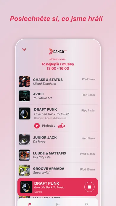 Danceradio.cz Ekran Görüntüleri
