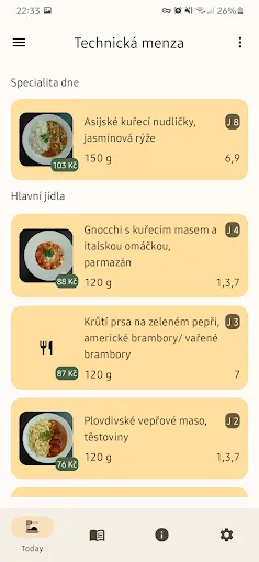 CTU Menza سکرین شاٹس