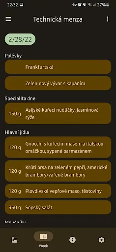 CTU Menza سکرین شاٹس