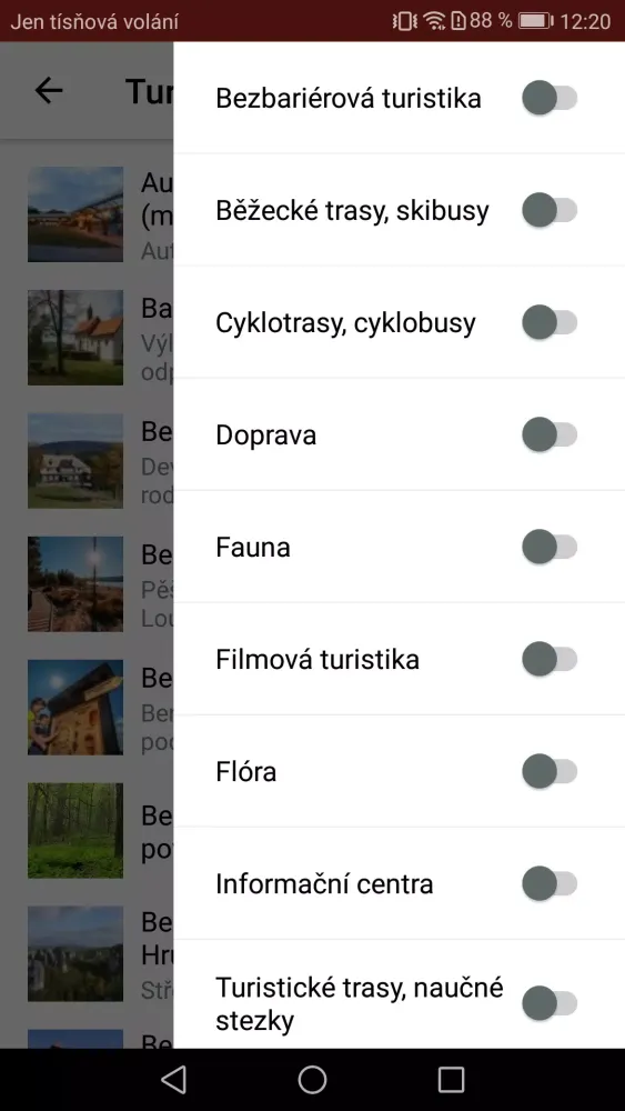 Capturas de tela do Liberec