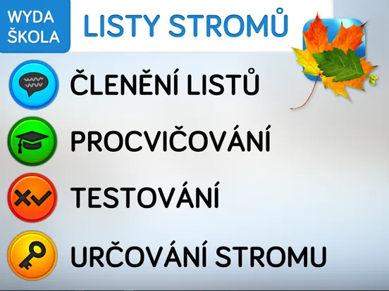 Capturas de tela do Listy stromů iPad 