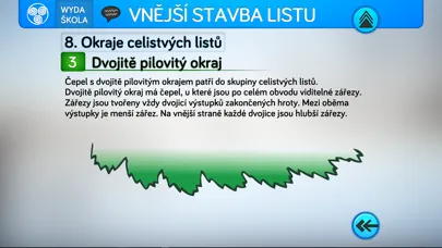 Capturas de tela do Listy stromů