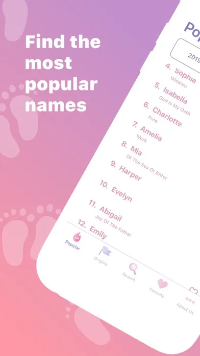 Capturas de pantalla de Baby Names: Meaning & Origin