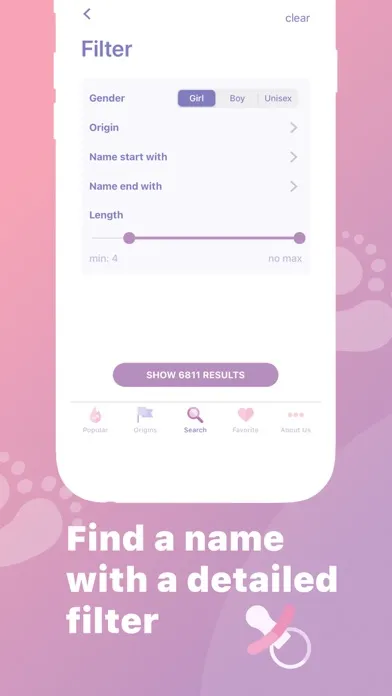 Capturas de pantalla de Baby Names: Meaning & Origin