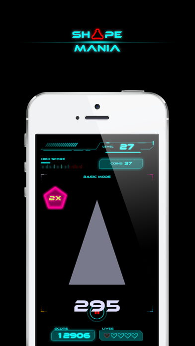 Shape Mania – Fun Geometry Game With Puzzle Action to Test Your Reflex Skills应用截图
