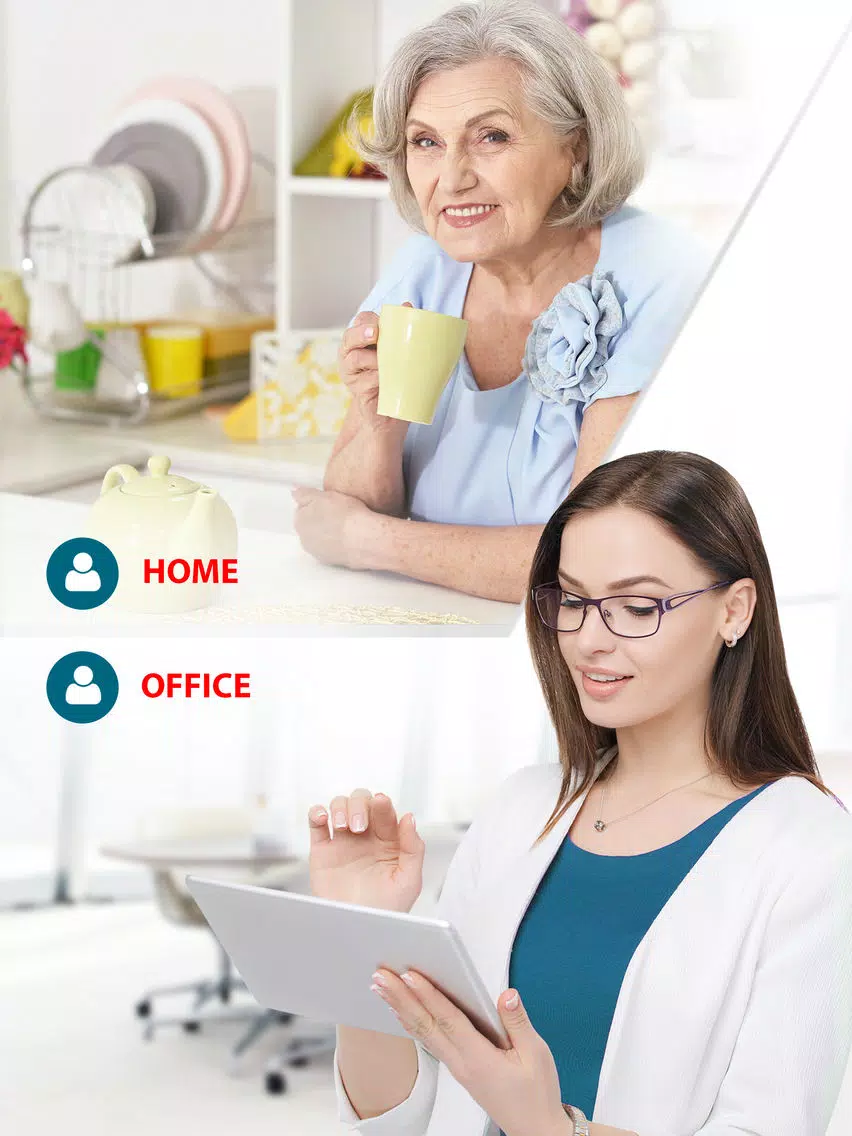 تصاویر Senior Monitor with Elder Care iPad 