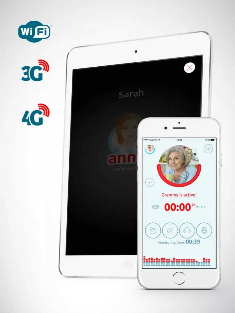 Senior Monitor with Elder Care iPad  Screenshots